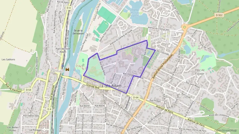 Appartement 72 m² quatre pièces à vendre à L`Isle-Adam
