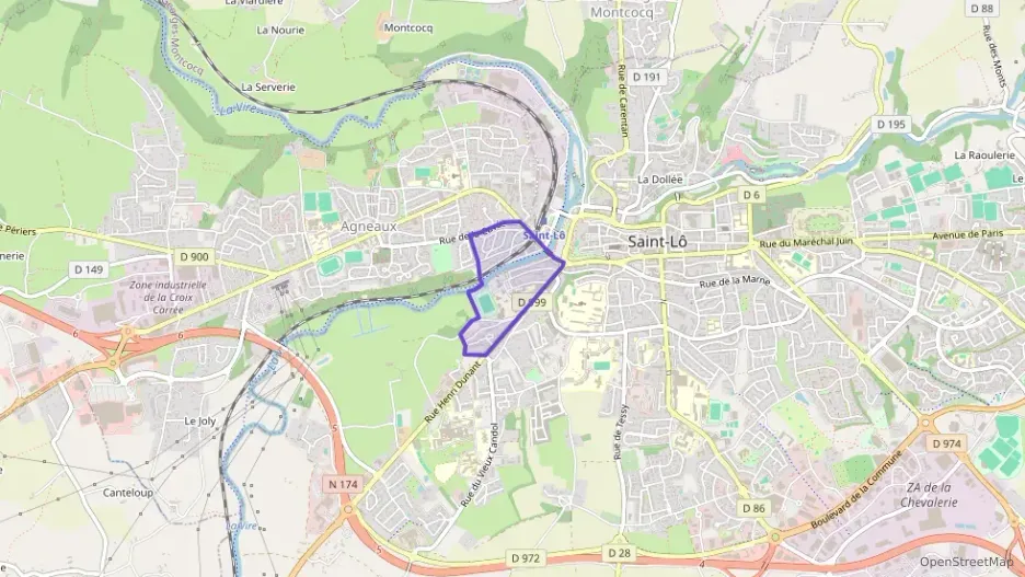 Appartement 50 m² trois pièces à vendre à Saint-Lô Appartement 50 m² trois pièces à vendre à Saint-Lô