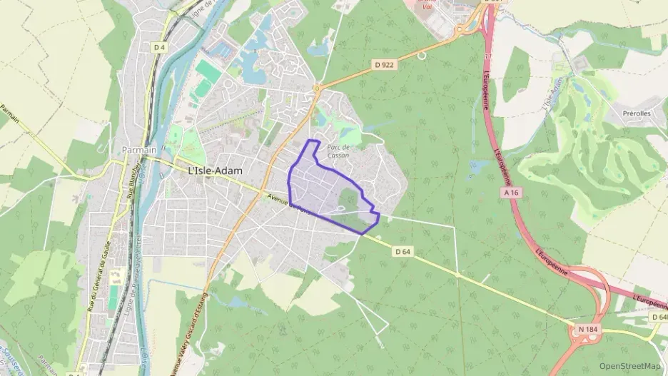 Appartement 43 m² deux pieces à vendre à L`Isle-Adam Appartement 43 m² deux pieces à vendre à L`Isle-Adam