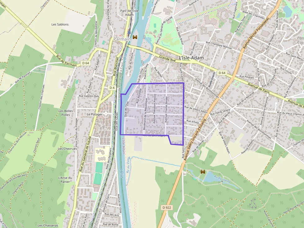 Appartement 102 m² quatre pièces à vendre à L`Isle-Adam