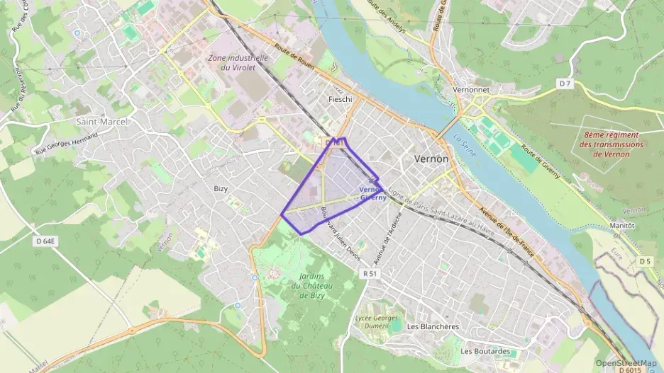 Appartement 66 m² trois pièces à vendre à Vernon
