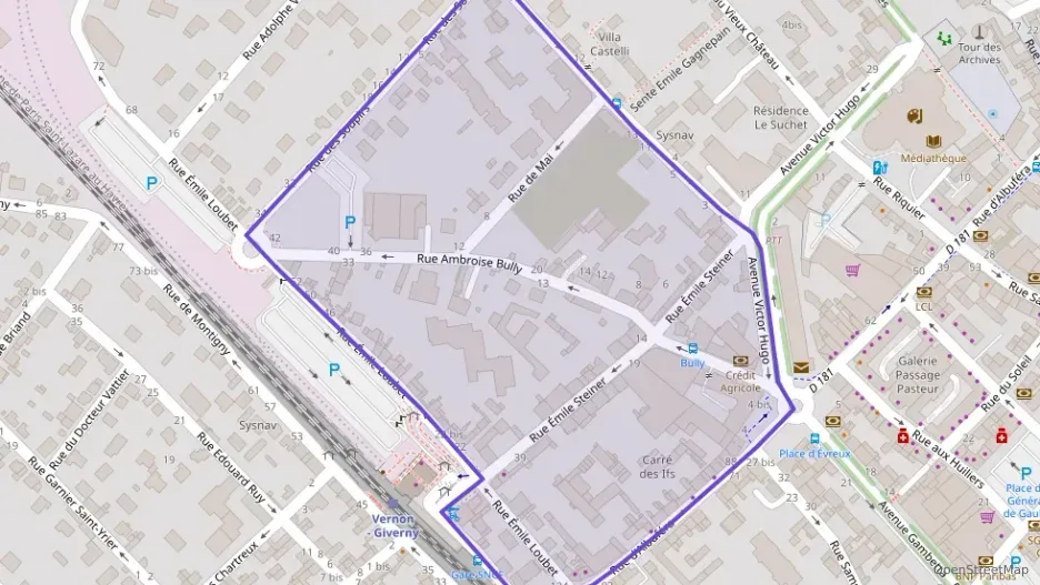 Appartement 49 m² trois pièces à vendre à Vernon