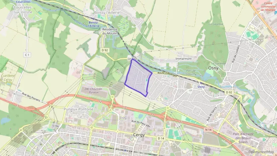 Appartement 25 m² une piece à vendre à Osny