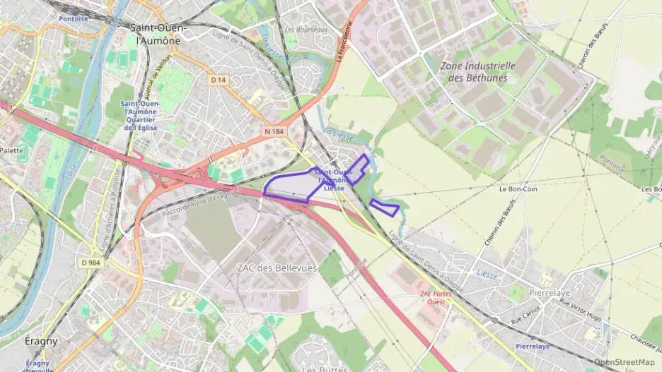 Appartement 54 m² trois pièces à vendre à Saint-Ouen-l`Aumône