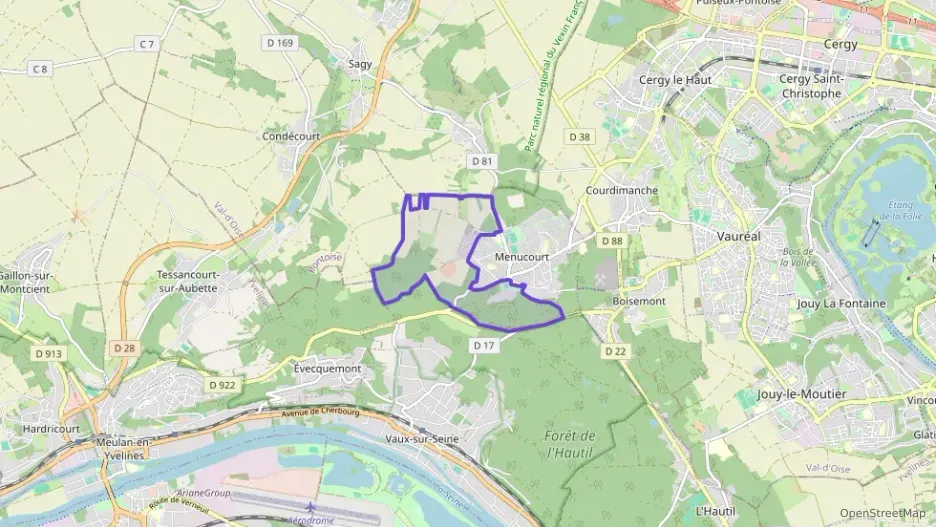 Appartement 82 m² quatre pièces à vendre à Menucourt Appartement 82 m² quatre pièces à vendre à Menucourt