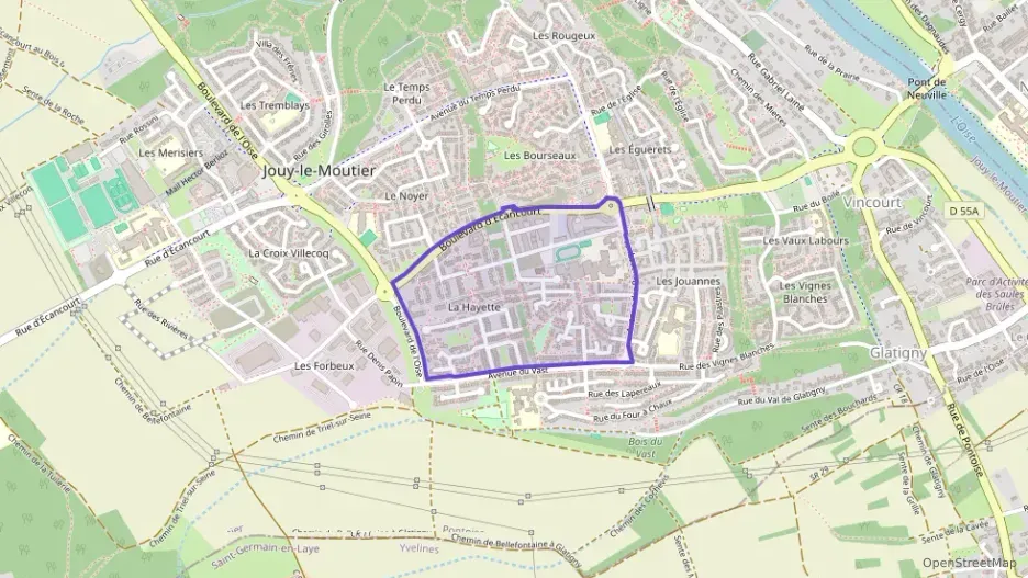 Appartement 49 m² deux pieces à vendre à Jouy-le-Moutier