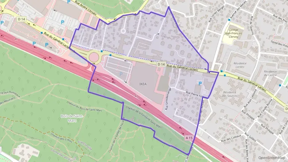 Appartement 55 m² trois pièces à vendre à Franconville