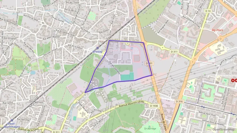 Appartement 45 m² deux pieces à vendre à Groslay