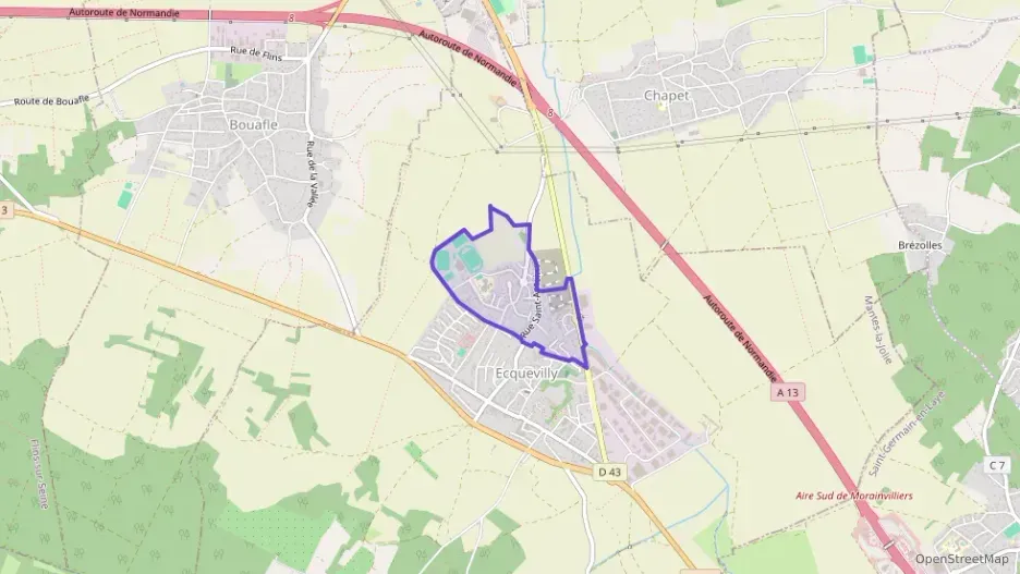 Appartement 45 m² deux pieces à vendre à Ecquevilly Appartement 45 m² deux pieces à vendre à Ecquevilly