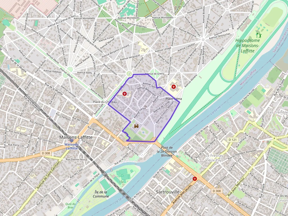 Appartement 88 m² cinq pièces à vendre à Maisons-Laffitte Appartement 88 m² cinq pièces à vendre à Maisons-Laffitte