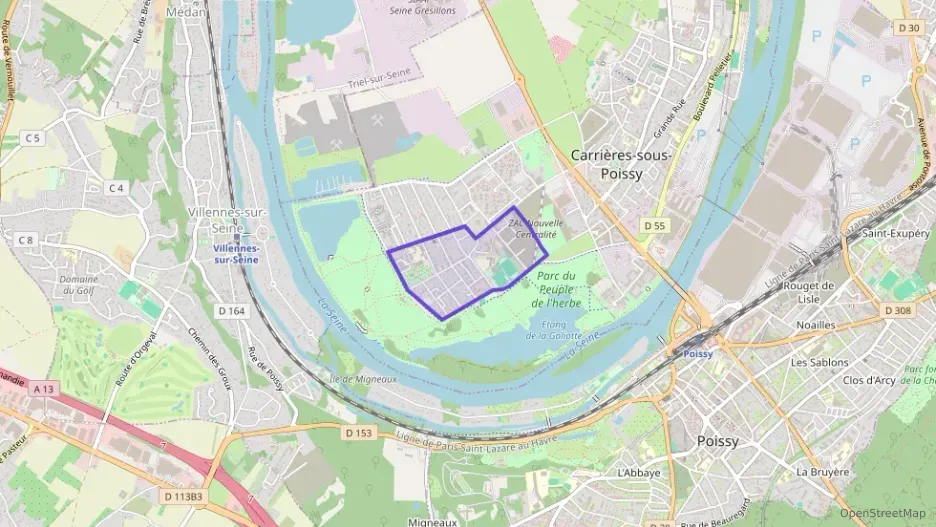 Appartement 42 m² deux pieces à vendre à Carrières-sous-Poissy