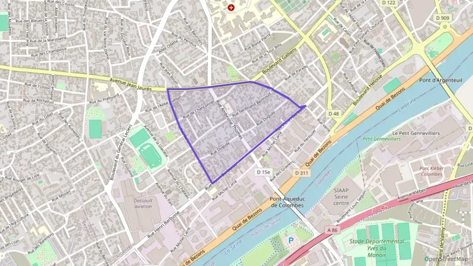 Appartement 71 m² quatre pièces à vendre à Argenteuil