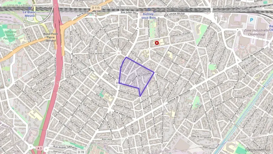 Appartement 46 m² deux pieces à vendre à Aulnay-sous-Bois