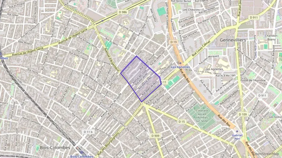 Appartement 21 m² une piece à vendre à Asnières-sur-Seine