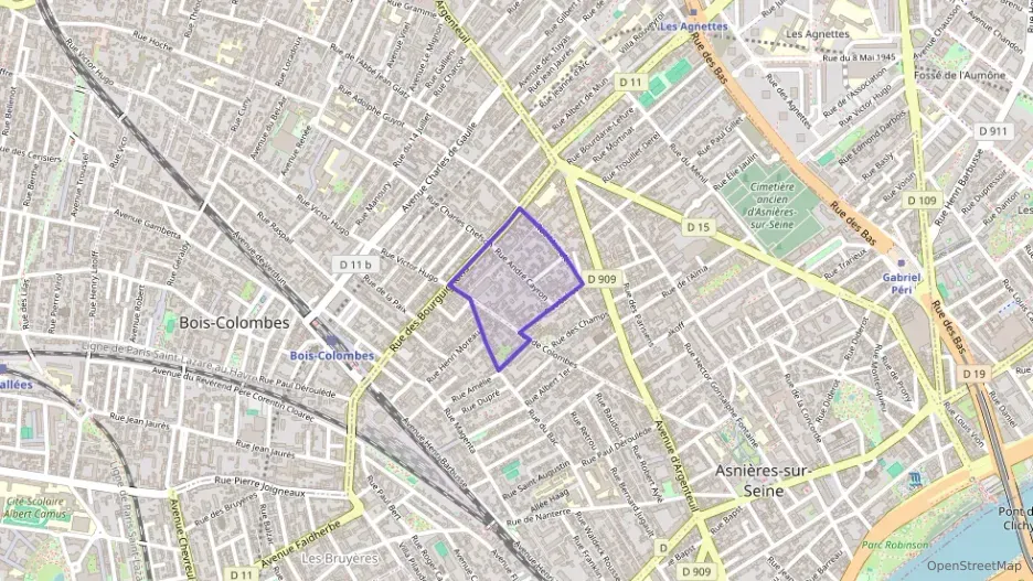 Appartement 60 m² trois pièces à vendre à Asnières-sur-Seine