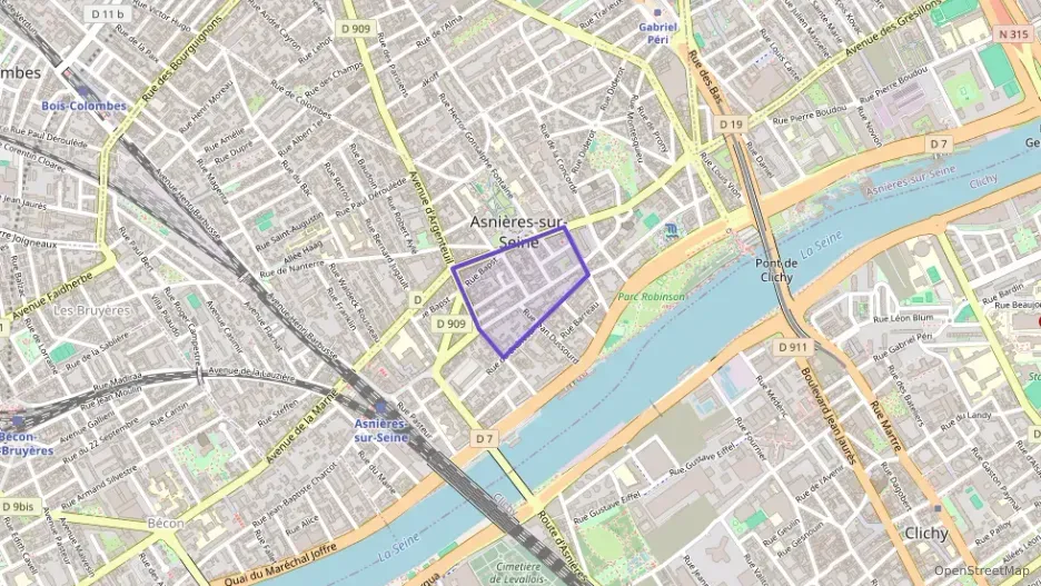 Appartement 50 m² deux pieces à vendre à Asnières-sur-Seine