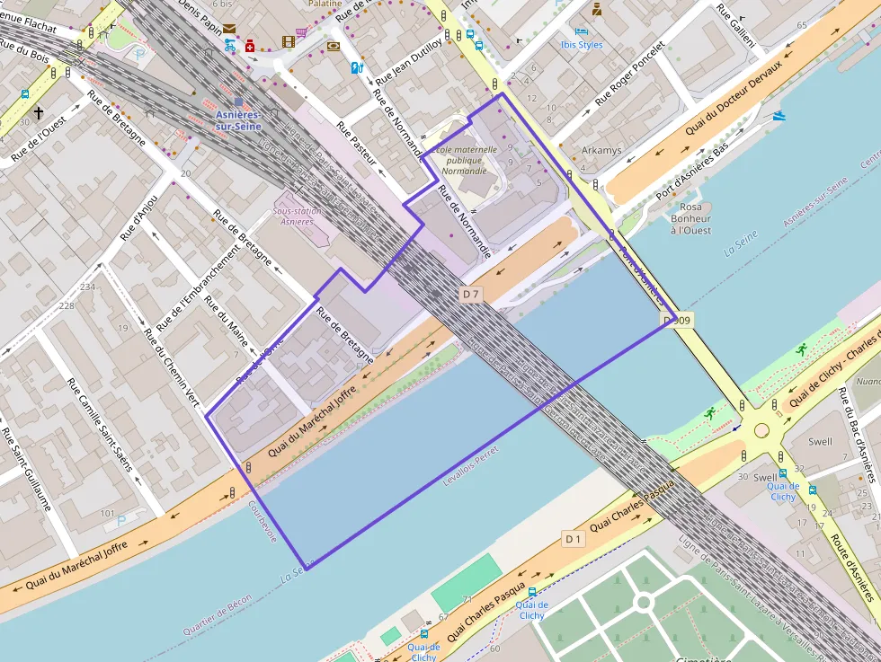 Appartement 92 m² trois pièces à vendre à Asnières-sur-Seine