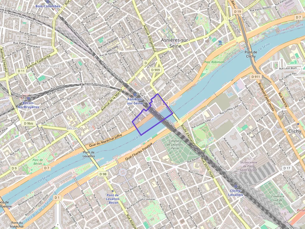 Appartement 92 m² trois pièces à vendre à Asnières-sur-Seine