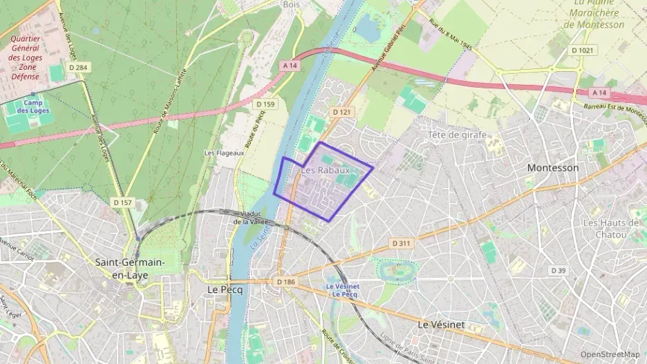 Appartement 64 m² trois pièces à vendre à Montesson