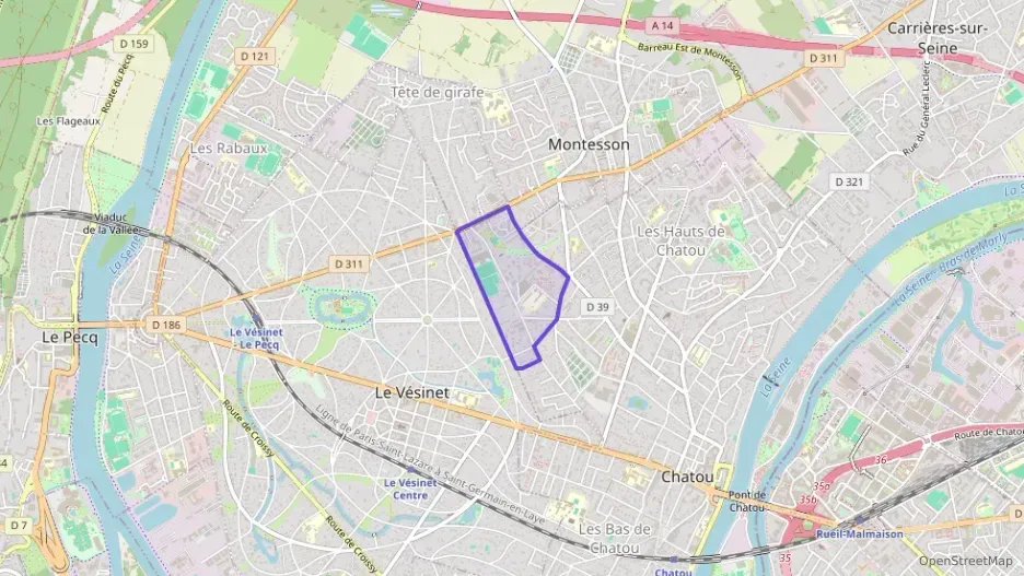 Appartement 106 m² cinq pièces à vendre à Chatou