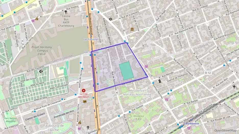 Appartement 50 m² trois pièces à vendre à Courbevoie