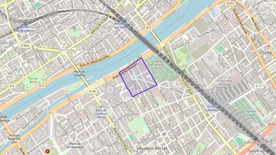 Appartement 50 m² deux pieces à vendre à Levallois-Perret