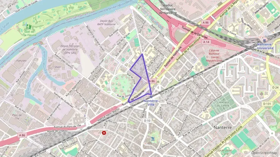 Appartement 50 m² trois pièces à vendre à Nanterre