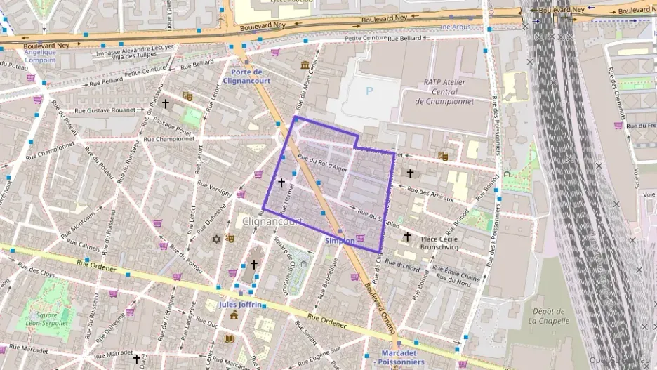 Appartement 76 m² quatre pièces à vendre à Paris 18e Arrondissement