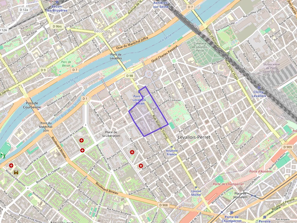 Appartement 60 m² trois pièces à vendre à Levallois-Perret