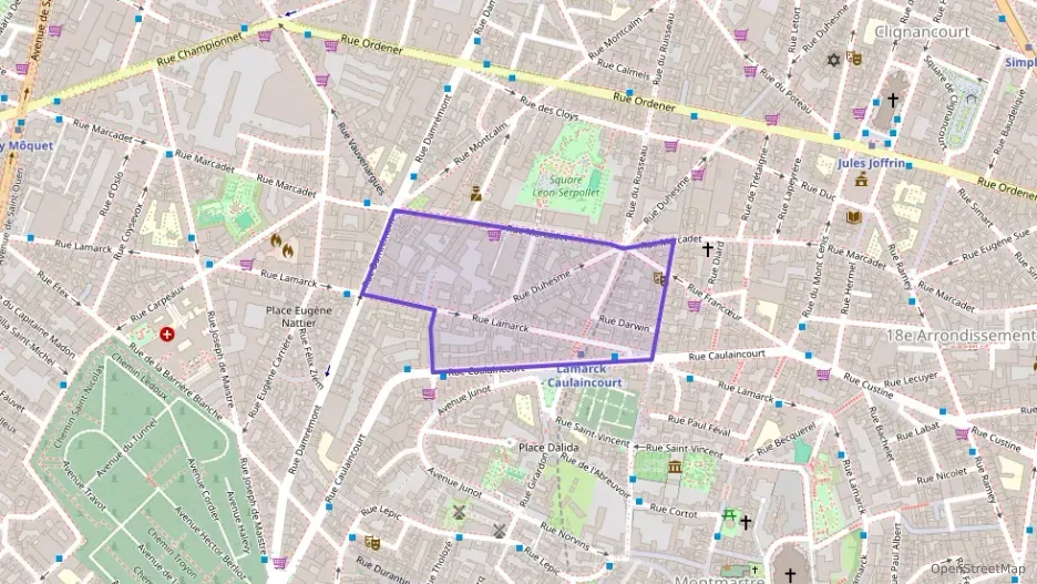 Appartement 37 m² deux pieces à vendre à Paris 18e Arrondissement