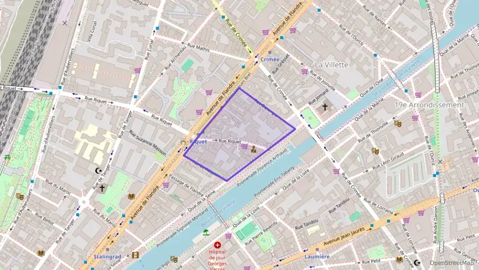 Appartement 32 m² trois pièces à vendre à Paris 19e Arrondissement