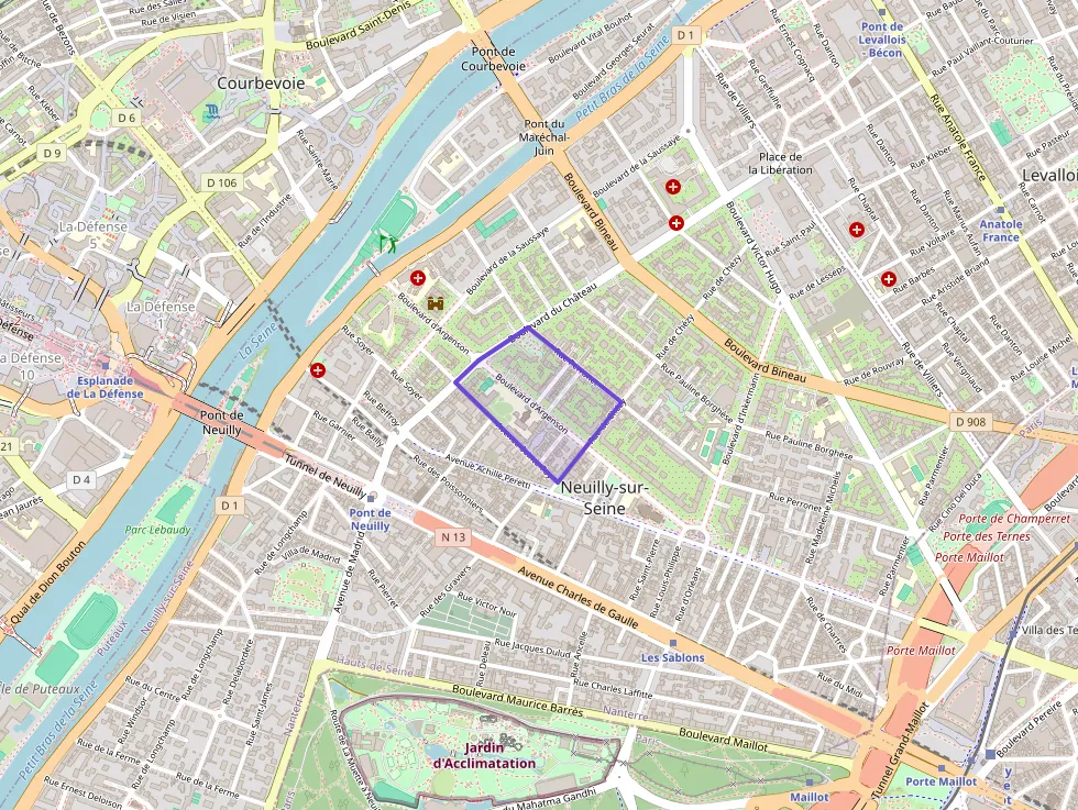 Appartement 50 m² une piece à vendre à Neuilly-sur-Seine