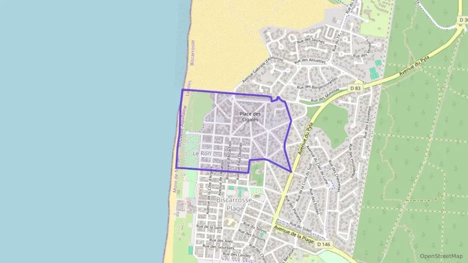 Appartement 66 m² trois pièces à vendre à Biscarrosse Appartement 66 m² trois pièces à vendre à Biscarrosse