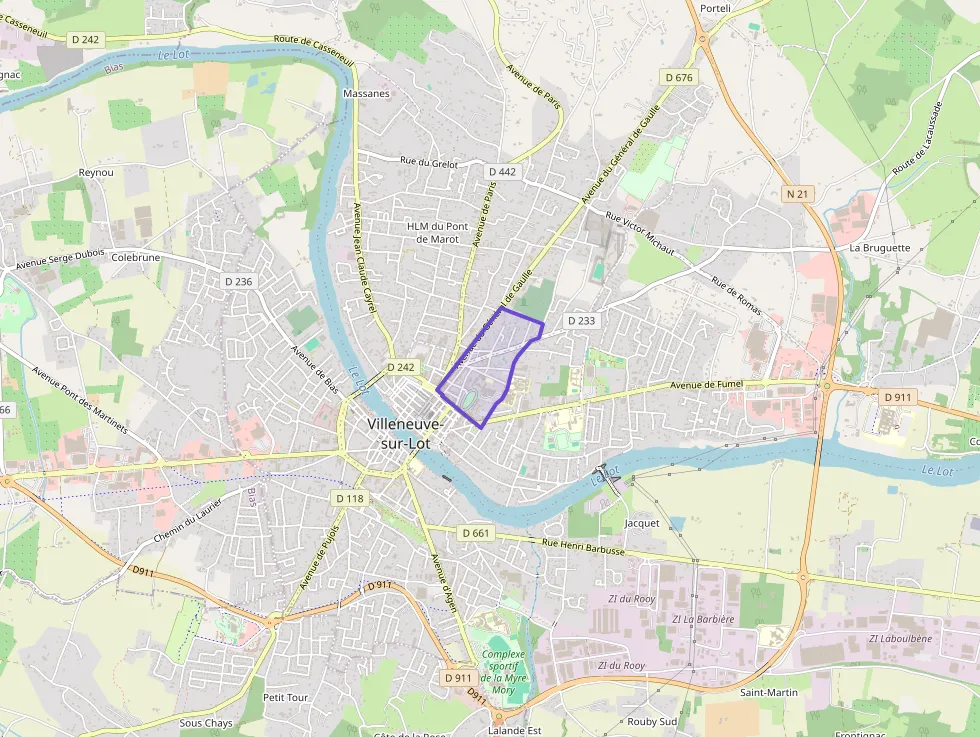 Appartement 40 m² deux pieces à vendre à Villeneuve-sur-Lot