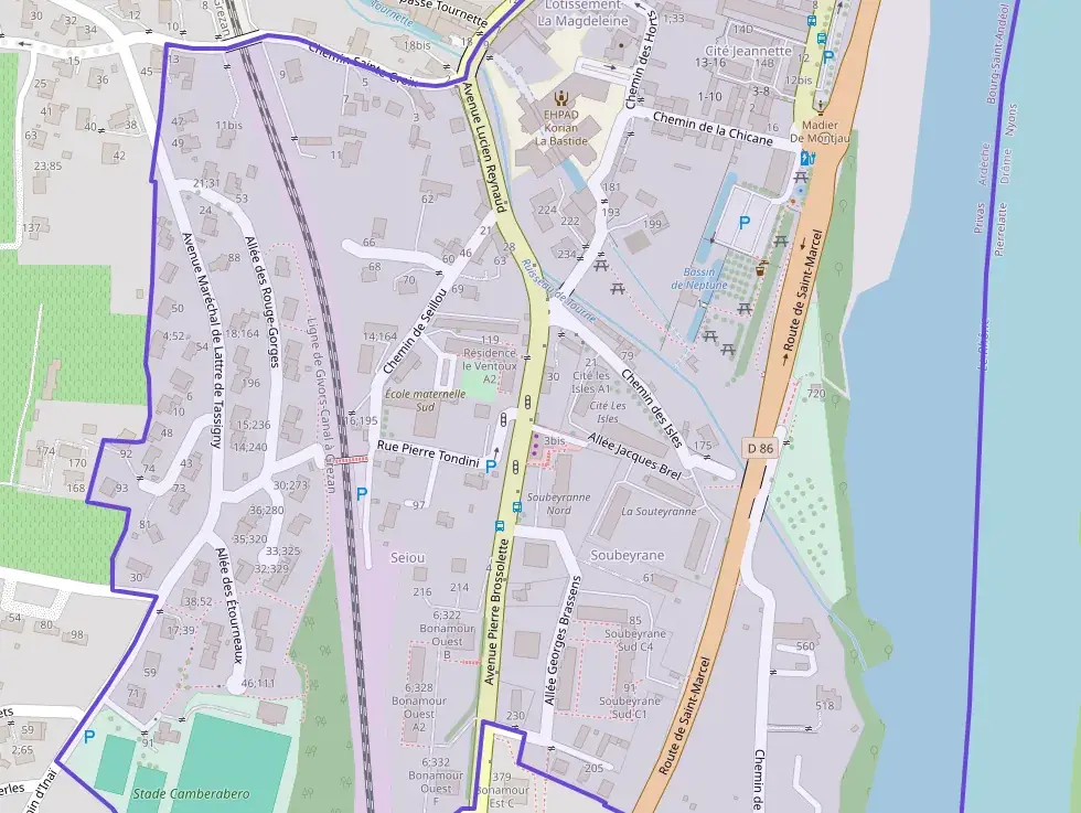 Appartement 75 m² quatre pièces à vendre à Bourg-Saint-Andéol