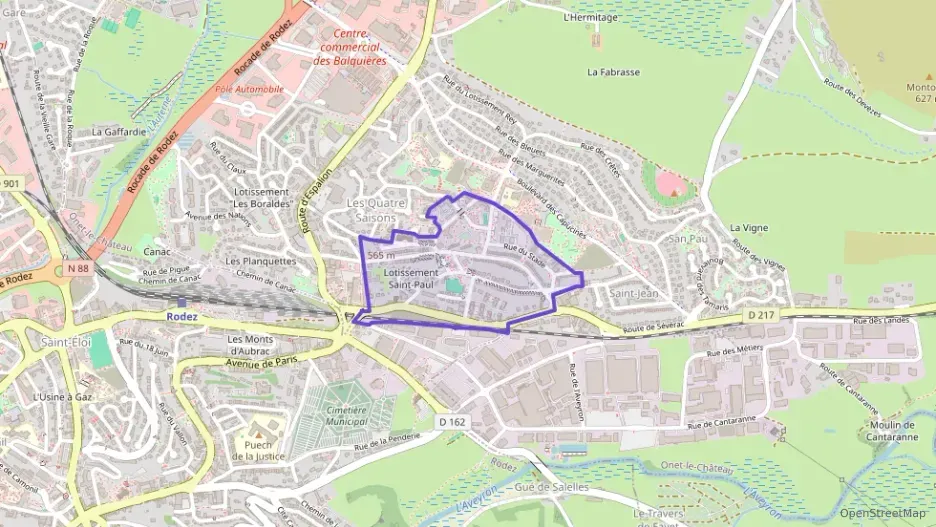 Appartement 72 m² quatre pièces à vendre à Onet-le-Château Appartement 72 m² quatre pièces à vendre à Onet-le-Château