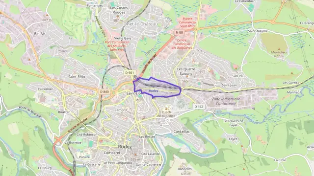 Appartement 86 m² quatre pièces à vendre à Rodez