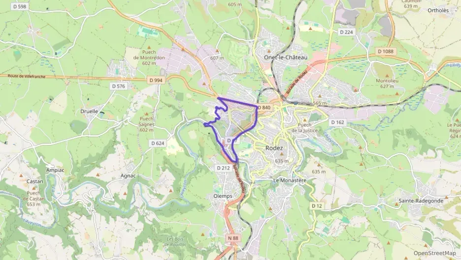Appartement 43 m² deux pieces à vendre à Rodez