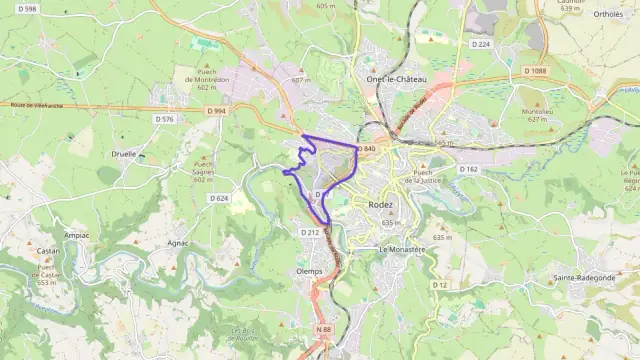 Appartement 43 m² deux pieces à vendre à Rodez