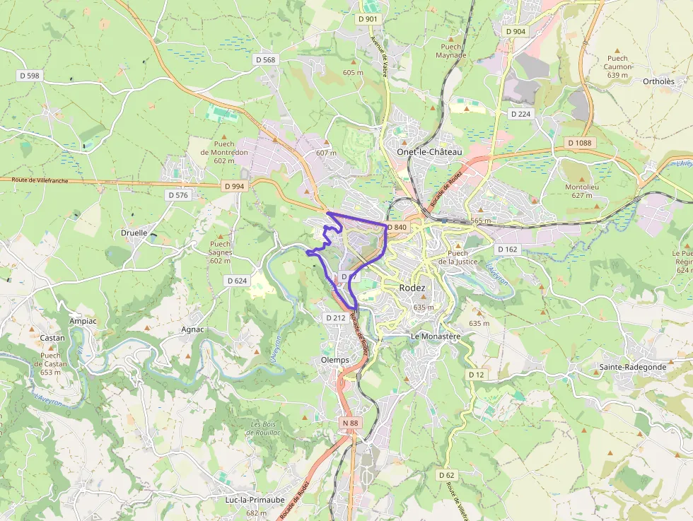 Appartement 45 m² deux pieces à vendre à Rodez