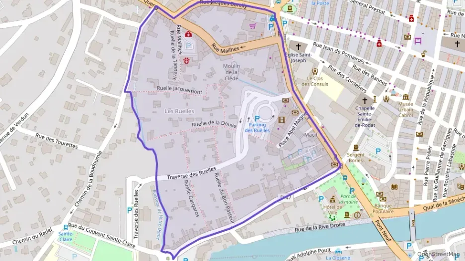 Appartement 65 m² trois pièces à vendre à Villefranche-de-Rouergue