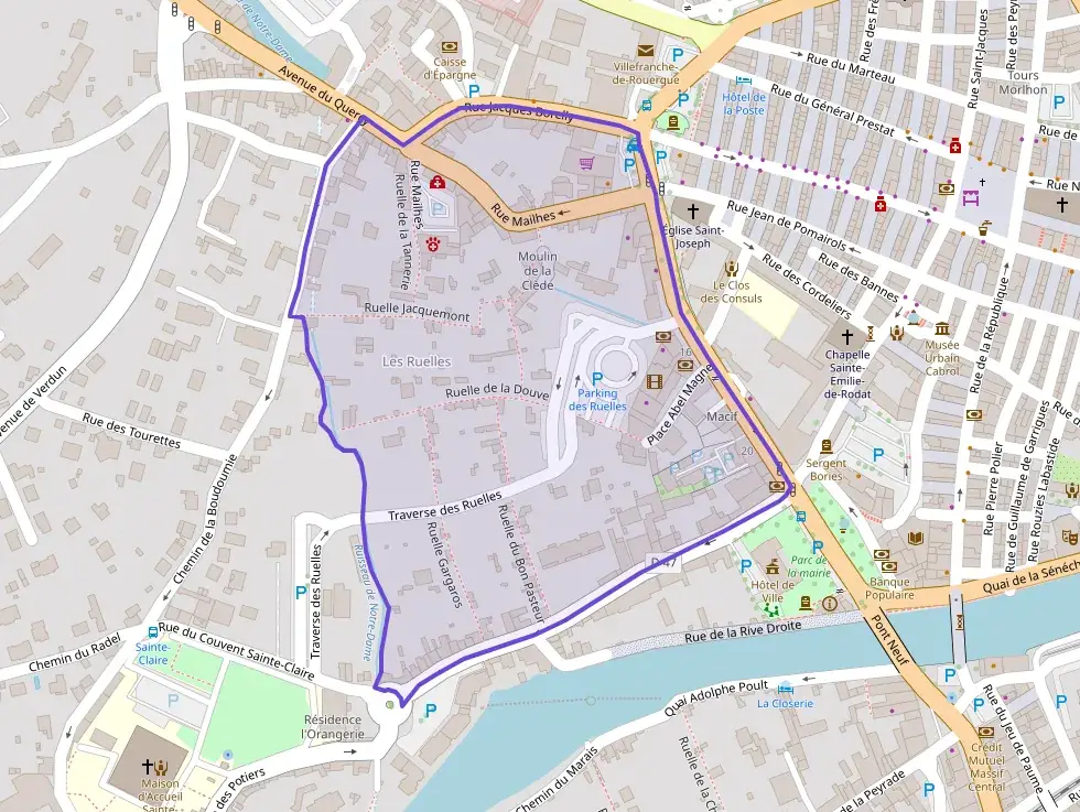 Appartement 72 m² trois pièces à vendre à Villefranche-de-Rouergue