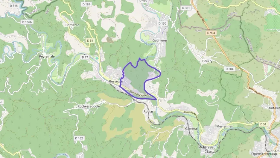 Appartement 36 m² une piece à vendre à Bessèges Appartement 36 m² une piece à vendre à Bessèges