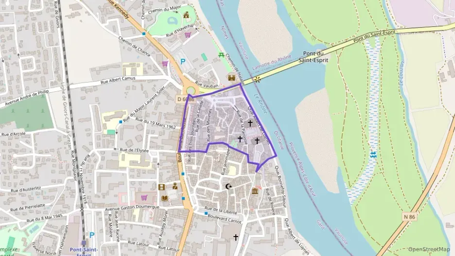 Appartement 54 m² trois pièces à vendre à Pont-Saint-Esprit