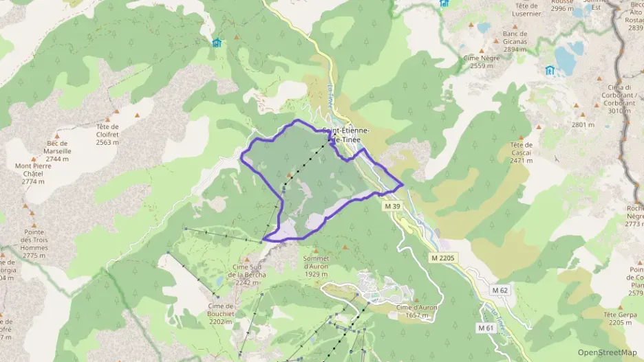 Appartement 53 m² trois pièces à vendre à Saint-Étienne-de-Tinée Appartement 53 m² trois pièces à vendre à Saint-Étienne-de-Tinée