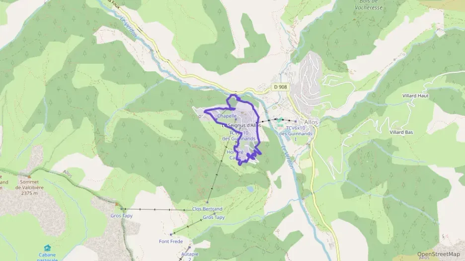 Appartement 33 m² deux pieces à vendre à Allos