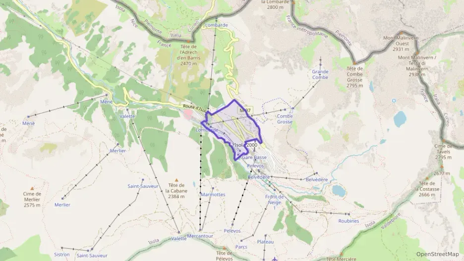 Appartement 47 m² deux pieces à vendre à Isola