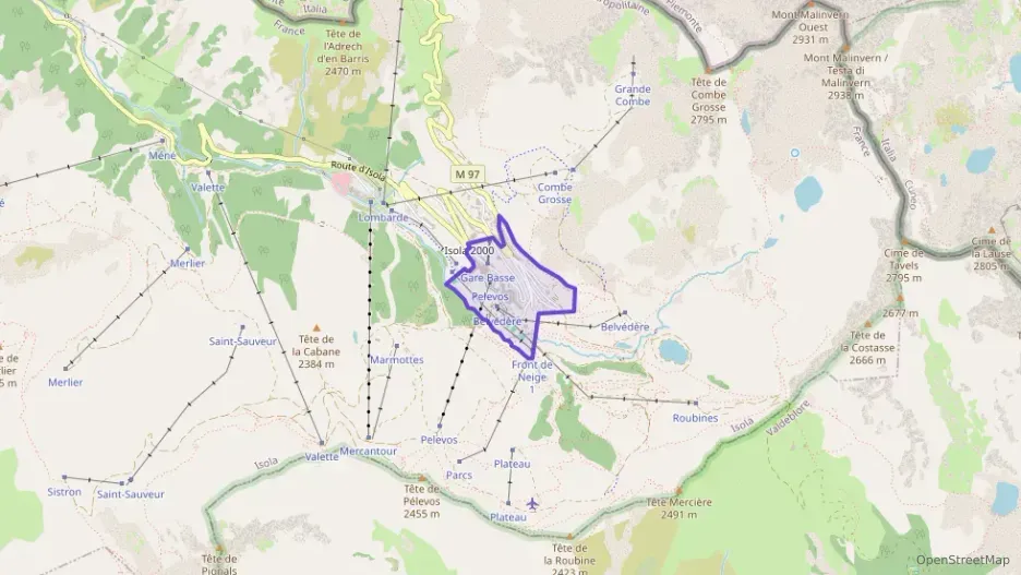 Appartement 33 m² deux pieces à vendre à Isola Appartement 33 m² deux pieces à vendre à Isola