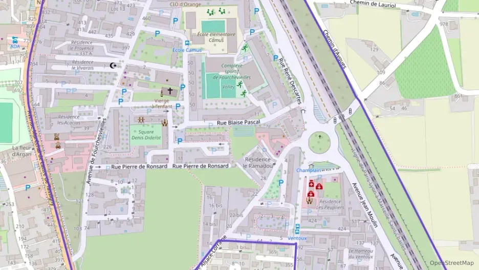 Appartement 71 m² quatre pièces à vendre à Orange