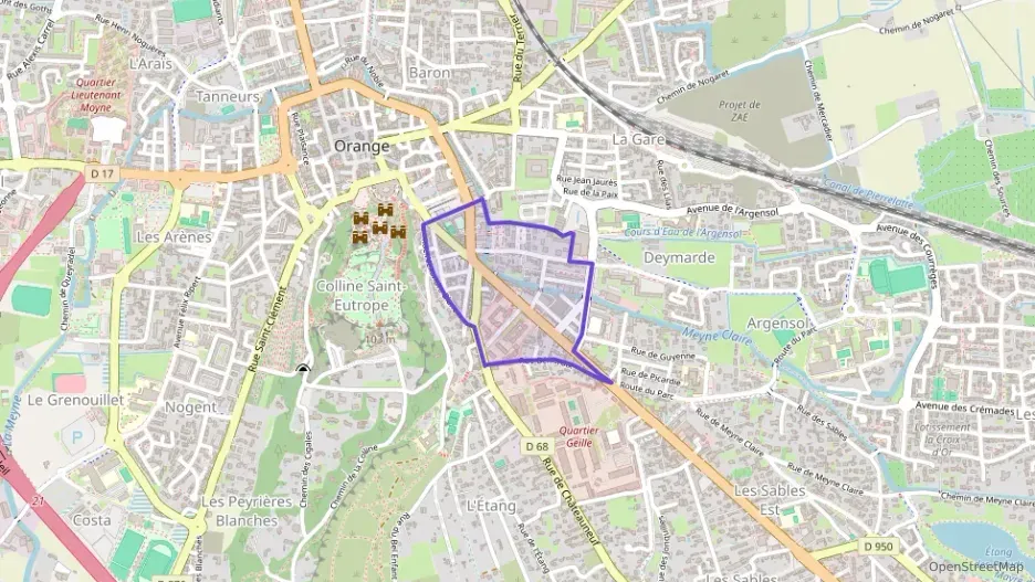 Appartement 78 m² trois pièces à vendre à Orange